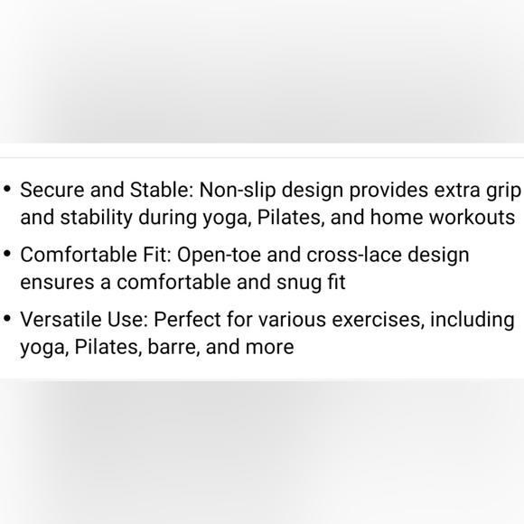 GREY PEDICURE NON SLIP /YOGA WORKOUT SOCKS/SLIPPERS OPEN TOE 1 PAIR - Picture 4 of 5